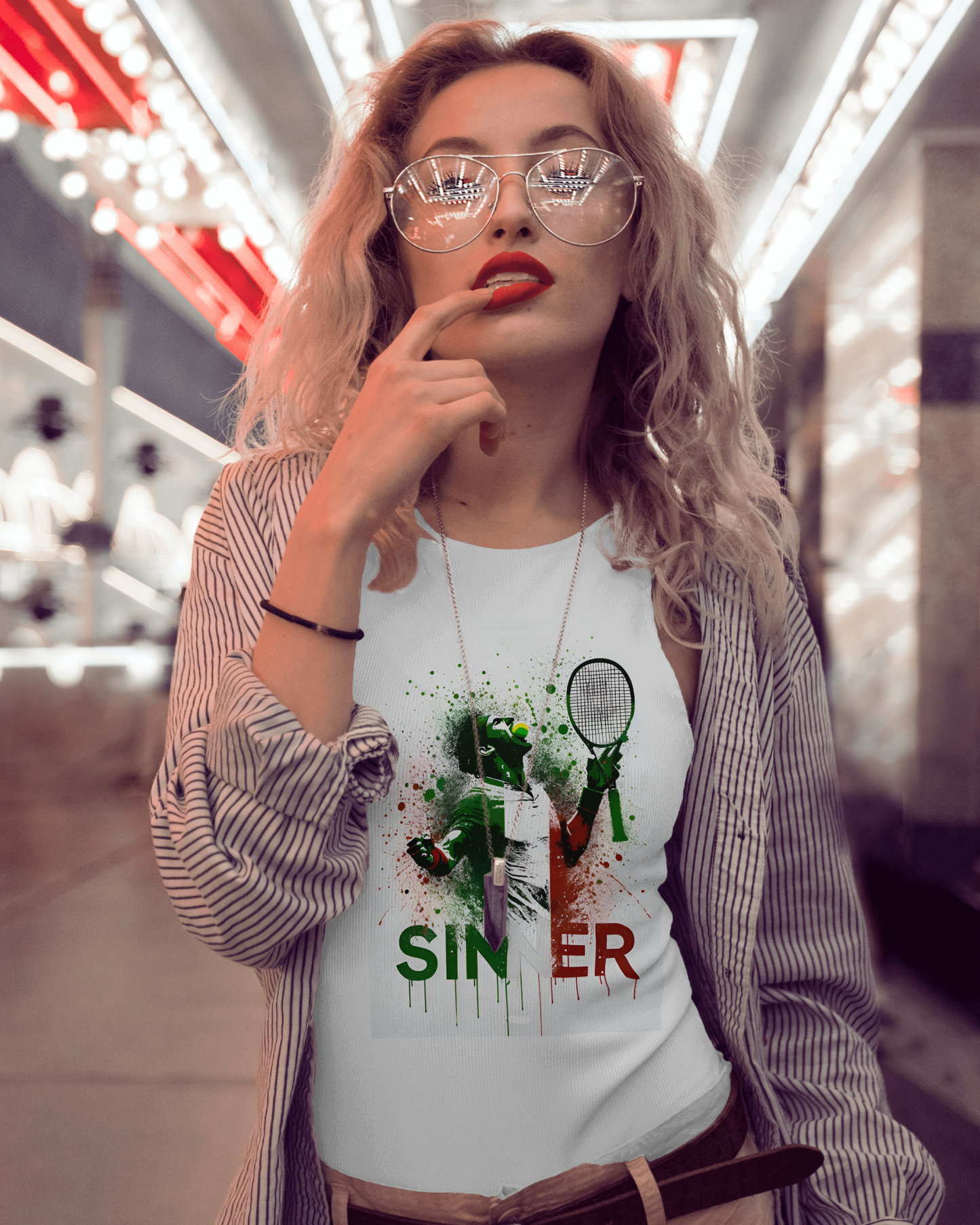 Sinner Women’s Slim Fit - Art by AlpacOne™