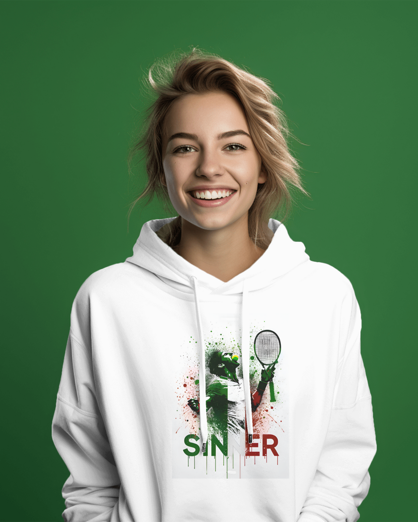 🖤 SINNER Hoodie – Art by AlpacOne™